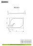 Душевой поддон Radaway Delos D, 80x75 (4D87545-03)