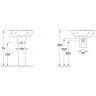 Умывальник подвесной Villeroy&Boch Subway 2.0, 55 (711355R3)