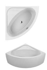 Ванна акрилова Villeroy&Boch Loop&Friends Oval, 140х140 (UBA140LFO3V-96)