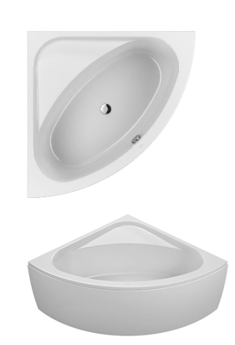 Ванна акриловая Villeroy&Boch Loop&Friends Oval, 140х140 (UBA140LFO3V-96)