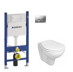 Комплект: Унітаз Kolo Idol + Інсталяція Geberit Duofix + Клавіша Delta 50 (M1310002U+458.126.00.1+115.135.46.1)