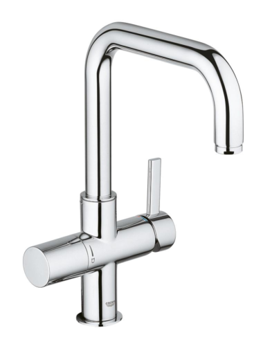 Смеситель для кухни Grohe Bi-Flow Blue, однорычажный, хром (31303000)