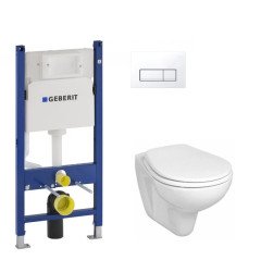 Комплект: Унітаз Kolo Idol + Інсталяція Geberit Duofix + Клавіша Delta 51 (M1310002U+458.126.00.1+115.105.11.1)