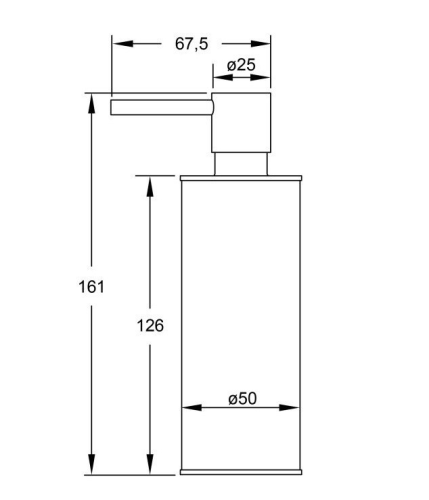 Дозатор для рідкого мила Steinberg Serie 650 (650 8050)