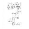 Смеситель для ванны Grohe Eurocube, однорычажный, хром (23140000)