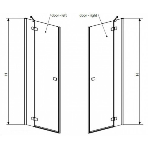 Душевые двери Radaway Fuenta New DWJ 110R, правые (384015-01-01R)