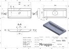 Умывальник VARNA 1000 MIRASTONE GRAY