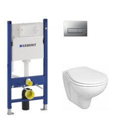 Комплект: Унітаз Kolo Idol + Інсталяція Geberit Duofix + Клавіша Delta 51 (M1310002U+458.126.00.1+115.105.46.1)