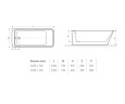 Ванна акриловая Excellent Tula, 160x73 (WAEX.TUL16WH)