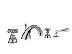 Смеситель для ванны Emmevi Deco Classic, двухвентильный, бронза (BR12120)