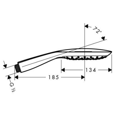 Ручной душ Hansgrohe PuraVida 150 3jet (28557000)