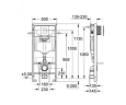 Інсталяція для унітазу Grohe Rapid SL (38772001+37131000)