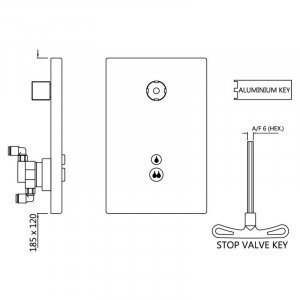 Вбудована система змиву для унітазу Jaquar i-Flush (FLV-CHR-1075)