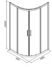 Душевая кабина AM.PM Joy Round, 100x100 (W95G-301-100CM)
