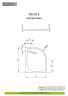 Душевой поддон Radaway Delos E, 90x80 (SDE9080-01L)