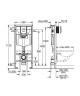 Інсталяція для унітазу Grohe Rapid SL (38827000)