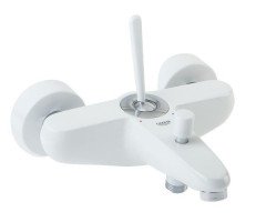 Смеситель для ванны Grohe Eurodisc, джойстик, белый (23431LS0)