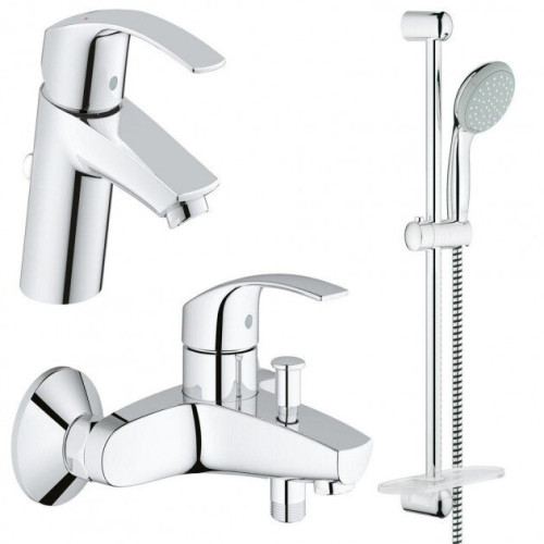 Комплект смесителей 3 в 1 Grohe Eurosmart, хром (UA123238S0)