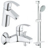 Комплект смесителей 3 в 1 Grohe Eurosmart, хром (UA123238S0)