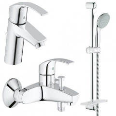 Комплект змішувачів 3 в 1 Grohe Eurosmart, хром (UA123238S0)
