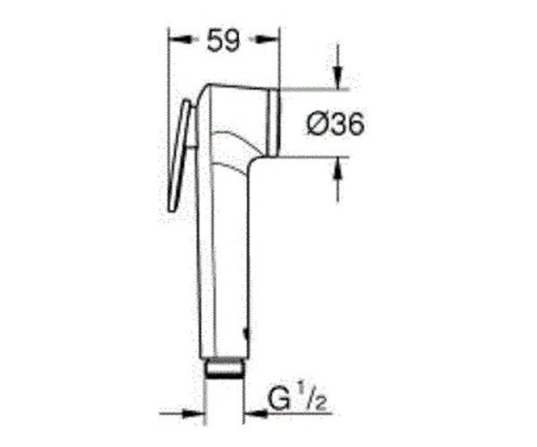 Гигиенический душ Grohe Tempesta (28020L01)