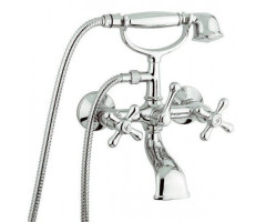 Смеситель для ванны Emmevi Deco Classic, двухвентильный, хром (CR12011)