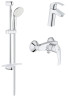 Комплект змішувачів 3 в 1 Grohe Eurosmart, хром (UA123244M0)