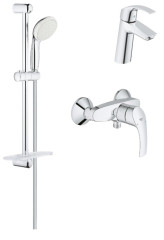 Комплект змішувачів 3 в 1 Grohe Eurosmart, хром (UA123244M0)