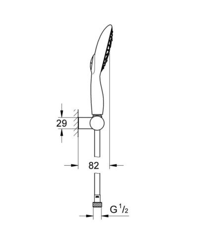 Душовий гарнітур Grohe Power&Soul  (27742000)
