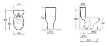 Чаша для унітазу Jacob Delafon Patio (4101G-00)