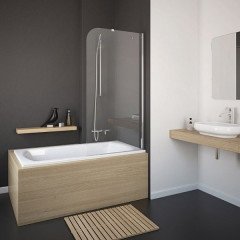 Шторка для ванны Eger, 150x80 (599-02GR)