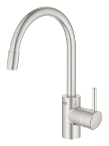 Змішувач для кухні Grohe Concetto New, одноважільний, сріблястий (32663DC3)