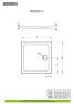Душевой поддон Radaway Doros C, 100x100 (SDRC1010-01)