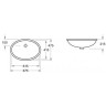 Умывальник врезной Villeroy&Boch Evana, 62 (614400R1)