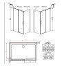Душова стінка Radaway Espera KDJ S1 100, права (380140-01R)