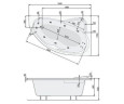 Ванна акрилова Pool Spa Europa, права, 165x105 (PWA4610ZN000000)