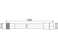 Душовий шланг Valvex Silver, 150 (2501400)