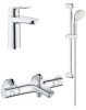 Комплект змішувачів 3 в 1 Grohe Grohtherm 800, хром (UA34550TM0)