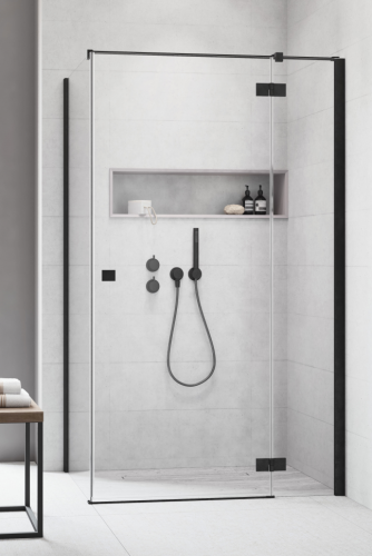 Душова кабіна Radaway Essenza New Black KDJ, права, 80x80 (385043-54-01R)