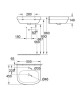 Умывальник подвесной Grohe Euro Ceramic, 55 (39336000)