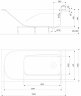 Ванна акриловая Kolo Comfort, 170x75 (XWP3070000)