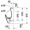 Писсуар Duravit D-Code (828300000)