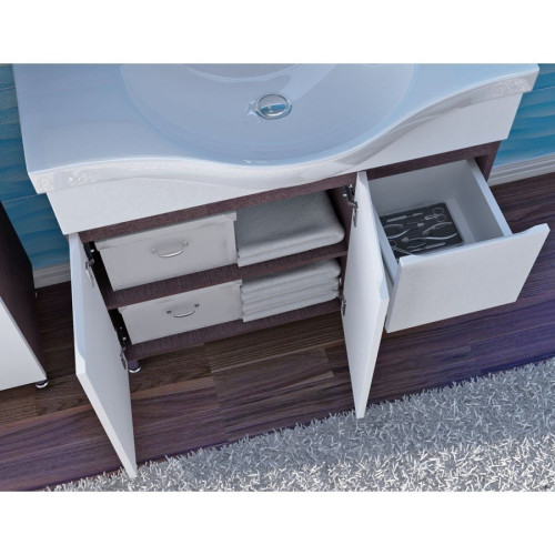 Тумба з умивальником Juventa Monica, 75 (М4-75WHITE)