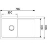 Кухонная мойка гранитная Franke OID 611, 78x50, черный (114.0498.031)