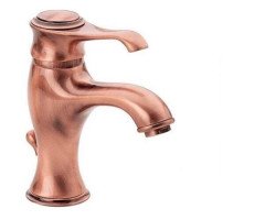 Cмеситель для умывальника Emmevi Tiffany, однорычажный, медь (RA6003)