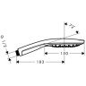 Ручной душ Hansgrohe Raindance Select 150 Air 3jet EcoSmart (28588000)