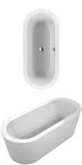 Ванна акриловая Villeroy&Boch Loop&Friends Oval, 180х80 (UBA180LFO7PDV-01)