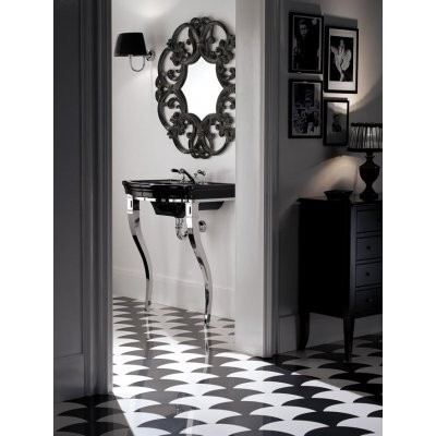 Зеркало в ванную Devon&Devon Amelie Black, 90x90 (SRBLAMELIE)