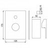 Смеситель для ванны Jaquar Kubix Prime, однорычажный, хром (KUB-CHR-35065FK)
