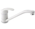 Смеситель для кухни Interline Prima, однорычажный, белый (PRIMA WHITE)